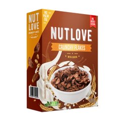 Хлопья из какао Allnutrition (Nutlove Crunchy Flakees With Cocoa) 300 г купить в Киеве и Украине