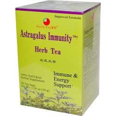 Травяной чай для иммунитета с астрагалом, Health King, 20 пакетиков, 34 г