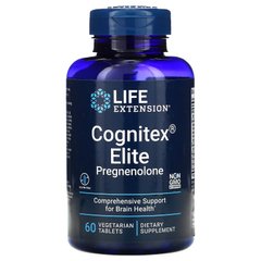 Прегненолон, Cognitex Elite Pregnenolone, Life Extension, 60 таблеток купить в Киеве и Украине