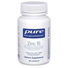Цинк Pure Encapsulations (Zinc) 15 мг 180 капсул купить в Киеве и Украине