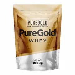 Сывороточный протеин шоколад орехи Pure Gold (Whey Protein Chocolate Hazelnut) 1 кг купить в Киеве и Украине