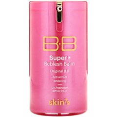 Бальзам Super + Beblesh, оригінальний BB, SPF 30, PA ++, рожевий, Skin79, 40 мл