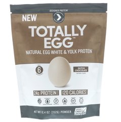 Totally Egg, Натуральный яичный белок и желток, голландский шоколад, Designer Protein, 352 г купить в Киеве и Украине
