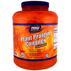 Протеїн рослинний смак шоколаду Now Foods (Plant Protein Complex) 2,73 кг