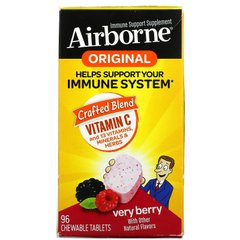 Витамины для поддержки иммунитета ягоды AirBorne (Original Immune Support Supplement) 96 жевательных таблеток купить в Киеве и Украине