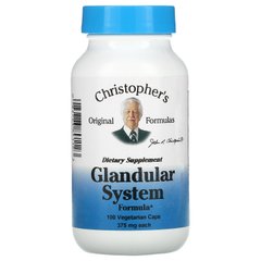 Склад для ендокринної системи, Christopher's Original Formulas, 400 мг, 100 капсул на рослинній основі