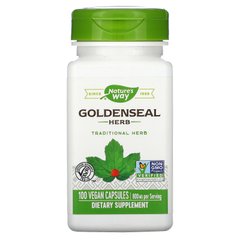 Гидрастис канадский Nature's Way (Goldenseal Herb) 800 мг 100 капсул купить в Киеве и Украине