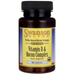 Вітамін Д та бор Swanson (Vitamin D & Boron) 60 капсул
