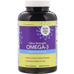 Ультра Омега-3 InnovixLabs (Ultra Strength Omega-3) 500 мг 200 капсул купить в Киеве и Украине