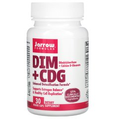 DIM + CDG, покращена формула детоксикації, Jarrow Formulas, 30 овочевих капсул
