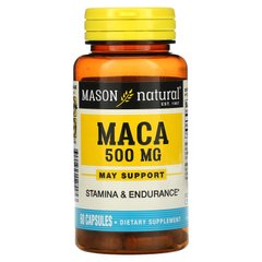 Mason Natural, Мака, 500 мг, 60 капсул купить в Киеве и Украине