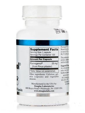 Пікногенол Douglas Laboratories (Pycnogenol) 120 капсул
