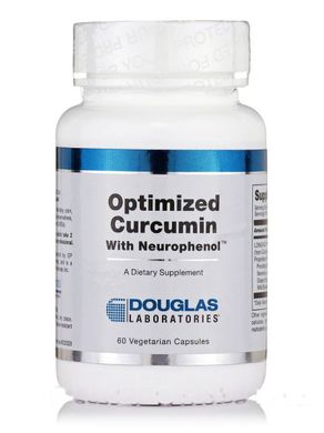 Оптимізований куркумін з нейрофенолом Douglas Laboratories (Optimized Curcumin with Neurophenol) 60 вегетаріанських капсул