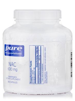 Ацетилцистеїн Pure Encapsulations (NAC N-Acetyl-l-Cysteine) 600 мг 360 капсул