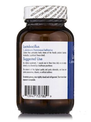 Лактобацилиус плантарум/ рамнозус / слюнарий, Lactobacillus plantarum/rhamnosus/salivarius, Allergy Research Group, 100 вегетарианских капсул купить в Киеве и Украине