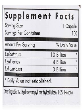 Лактобацилиус плантарум/ рамнозус / слюнарий, Lactobacillus plantarum/rhamnosus/salivarius, Allergy Research Group, 100 вегетарианских капсул купить в Киеве и Украине