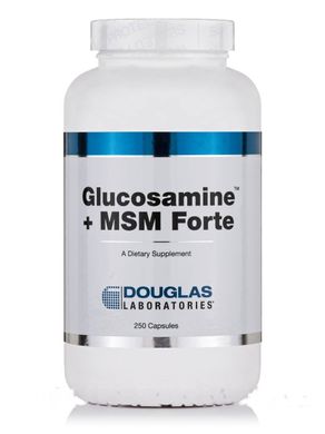 Глюкозамин и МСМ Douglas Laboratories (Glucosamine + MSM Forte) 250 капсул купить в Киеве и Украине