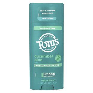 Tom's of Maine, Aluminum Free Deodorant, Cucumber Aloe, 3.25 oz (92 g) купить в Киеве и Украине