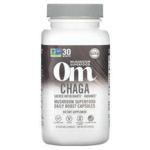 Чага, Chaga, Organic Mushroom Nutrition, 667 мг, 90 вегетарианских капсул купить в Киеве и Украине