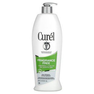 Calming lotion for dry sensitive skin, unscented, Curel, 591 ml.
