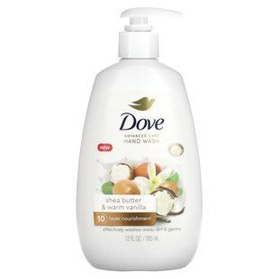 Dove, Advanced Care Hand Wash, Shea Butter & Warm Vanilla, 12 fl oz (355 ml) купить в Киеве и Украине
