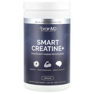 BrainMD, Smart Creatine+, Unflavored, 12.35 oz (350 g) купить в Киеве и Украине