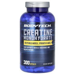 BodyTech, Creatine Monohydrate, 300 Capsules купить в Киеве и Украине
