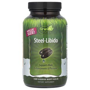 Steel-Libido, Irwin Naturals, 150 желатиновых капсул с жидким содержимым купить в Киеве и Украине