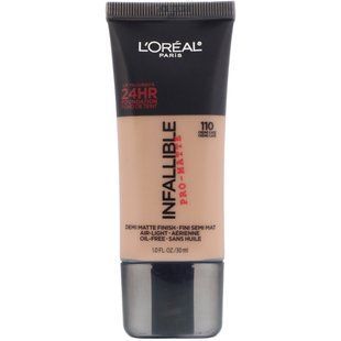 Тональна основа Infallible Pro-Matte, відтінок кремовий коричневий 110, L'Oreal, 30 мл