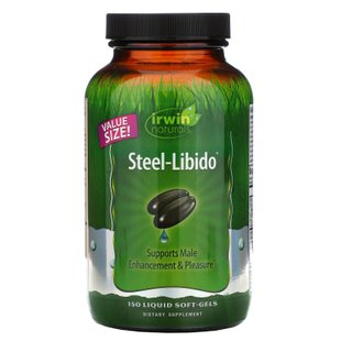 Steel-Libido, Irwin Naturals, 150 желатиновых капсул с жидким содержимым купить в Киеве и Украине