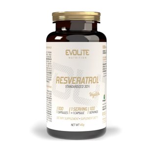 Resveratrol 200 mg Evolite Nutrition 100 veg caps купить в Киеве и Украине