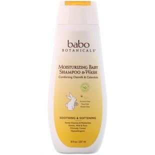Детский шампунь календула Babo Botanicals (Shampoo & Wash) 237 мл купить в Киеве и Украине