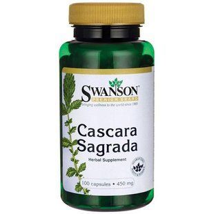 Cascara Sagrada, 450 mg, 100 capsules