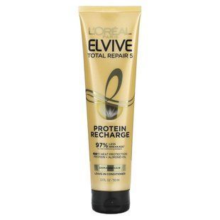 L'Or&eacute;al, Elvive, Total Repair 5, Protein Recharge Leave-In Conditioner, Damaged Hair, 5.1 fl oz (150 ml)