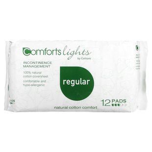 Cottons, Comforts Lights, Regular, 12 Pads купить в Киеве и Украине