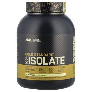 Gold Standard, 100% ізолят, насичена ваніль, Optimum Nutrition, 1,32 кг