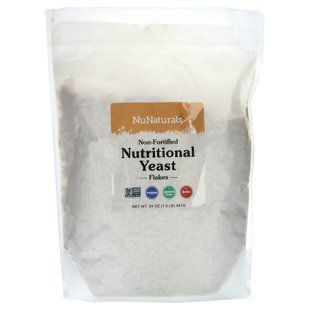 Харчови дрижджи в пластивцях NuNaturals (Unfortified Nutritional Yeast Flakes) 680 г незбагачени купить в Киеве и Украине