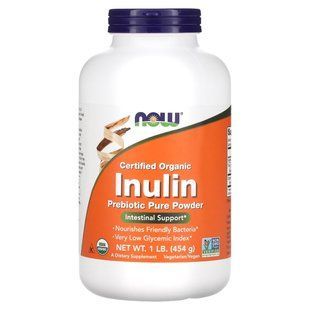 Інулін порошок Now Foods (Inulin) 454 г