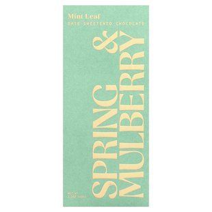 Spring & Mulberry, шоколад с финиками, листья мяты, 60 г (2,1 унции) купить в Киеве и Украине