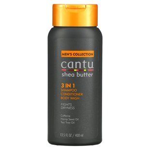 Cantu, Мужская коллекция, шампунь 3 в 1 с маслом ши, кондиционер, гель для душа, 13,5 жидких унций (400 мл) купить в Киеве и Украине