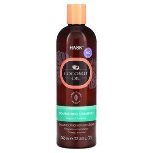 Hask Beauty, Coconut Oil, Nourishing Shampoo, 12 fl oz (355 ml) купить в Киеве и Украине