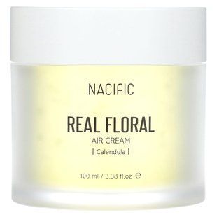 Nacific, Real Floral, повітряний крем із календулою, 100 мл (3,38 рідк. унції)