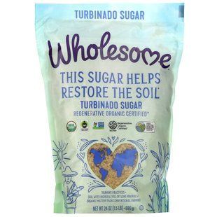 Wholesome Sweeteners, Turbinado Sugar, 1.5 lb (680 g) купить в Киеве и Украине