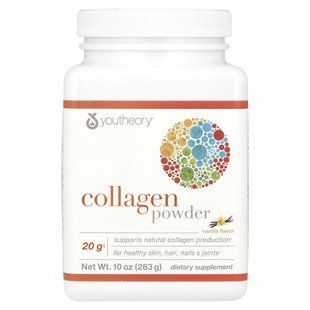 Колаген у порошку Youtheory (Collagen Powder) 283.5 г ваніль
