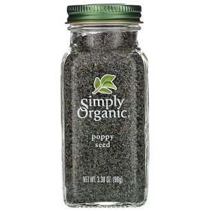 Simply Organic, Семена мака, 3,38 унции (96 г) купить в Киеве и Украине