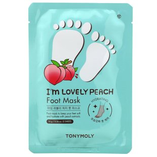 Маска для ног, Tony Moly, 2 листа, 0,56 унции (16 г) купить в Киеве и Украине