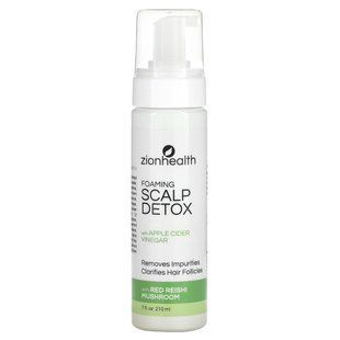 Zion Health, Foaming Scalp Detox With Apple Cider Vinegar, 7 fl oz 210 ml