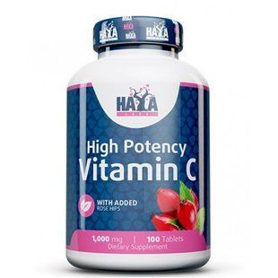 Haya Labs, High Potency Vitamin C 1000mg with rose hips - 100 tabs