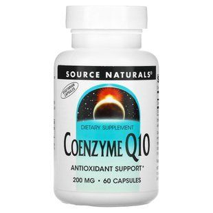 Коензим Q10 Source Naturals (Co-enzyme Q10) 200 мг 60 капсул купить в Киеве и Украине