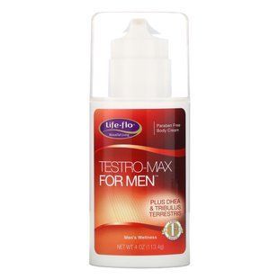 Testro Max for Men, stimulating complex for men, Life-flo, 4 ounces (113.4 g)